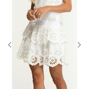 Nightcap Eyelet Mini Skirt